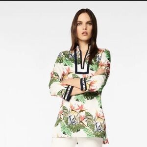 Brooks Brothers Tropical Cotton Tunic Top. Size 8.